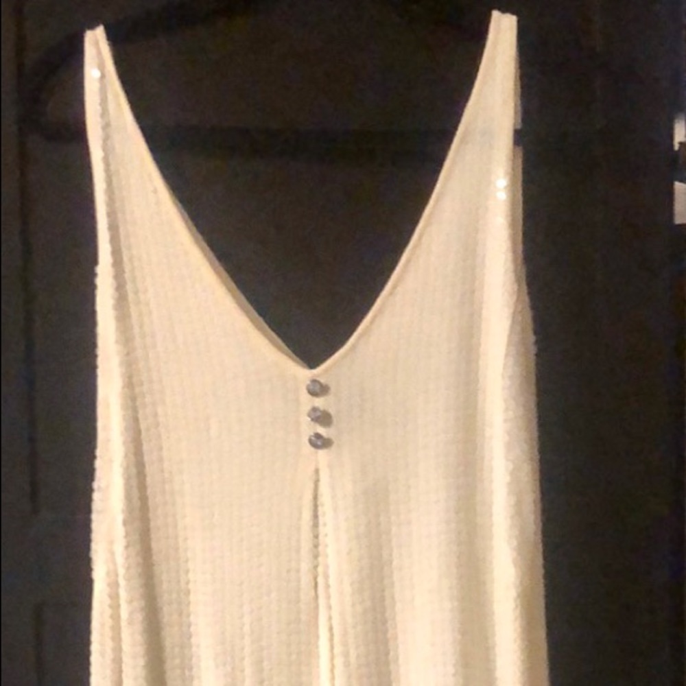 Sequin tank dress.